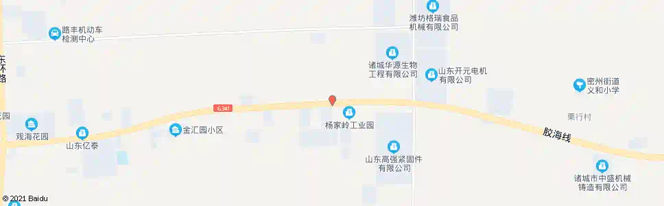 潍坊杨家岭村_公交站地图_潍坊公交_妙搜公交查询2025