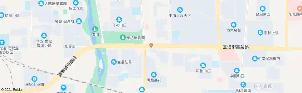 潍坊宝通街北海路口_公交站地图_潍坊公交_妙搜公交查询2025