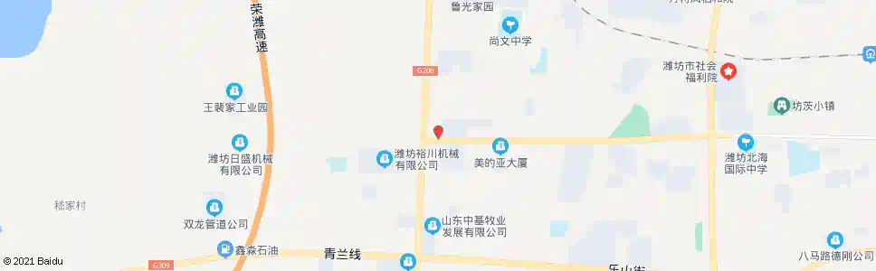 潍坊十三公里_公交站地图_潍坊公交_妙搜公交查询2025