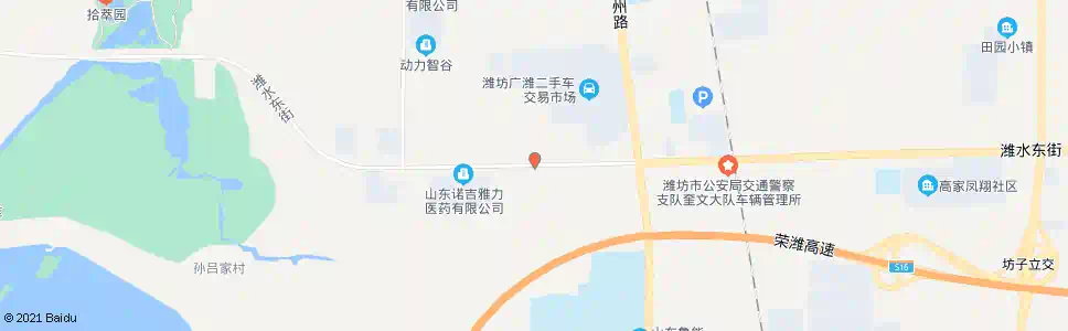 潍坊石拉子_公交站地图_潍坊公交_妙搜公交查询2025