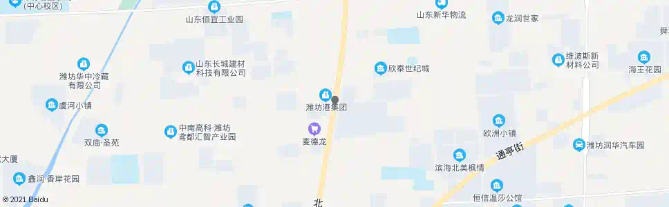潍坊西寺夹庄_公交站地图_潍坊公交_妙搜公交查询2025