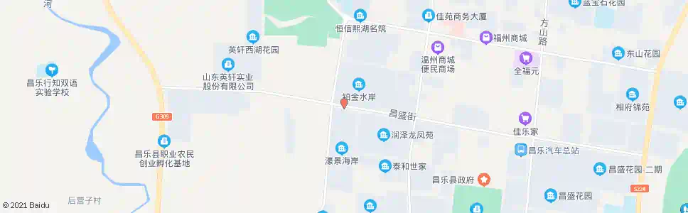 潍坊濠景海岸_公交站地图_潍坊公交_妙搜公交查询2025