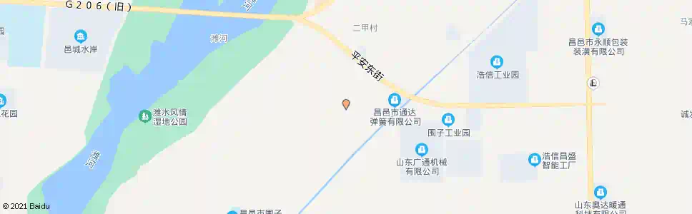 潍坊东丁村_公交站地图_潍坊公交_妙搜公交查询2025