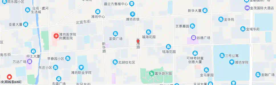 潍坊北海路福寿街路口北_公交站地图_潍坊公交_妙搜公交查询2025