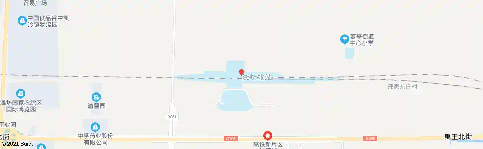 潍坊公交新华路北首枢纽站_公交站地图_潍坊公交_妙搜公交查询2025
