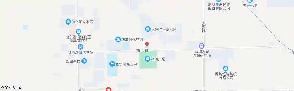 潍坊海化菜市场_公交站地图_潍坊公交_妙搜公交查询2025