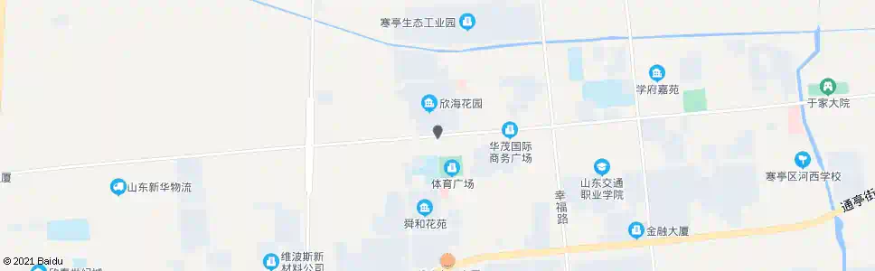 潍坊化纤厂宿舍_公交站地图_潍坊公交_妙搜公交查询2025