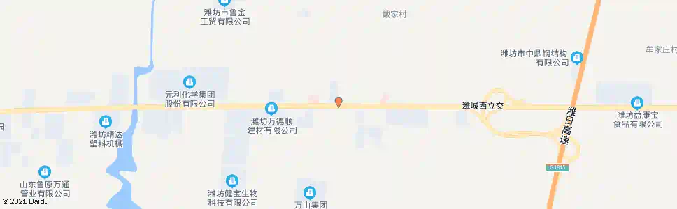 潍坊朱刘派出所_公交站地图_潍坊公交_妙搜公交查询2025