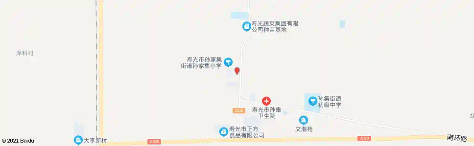 潍坊孙集邮政路口_公交站地图_潍坊公交_妙搜公交查询2025