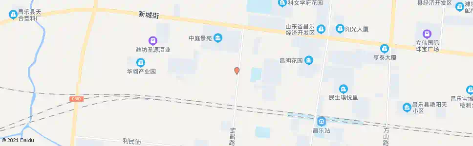 潍坊二干所_公交站地图_潍坊公交_妙搜公交查询2025