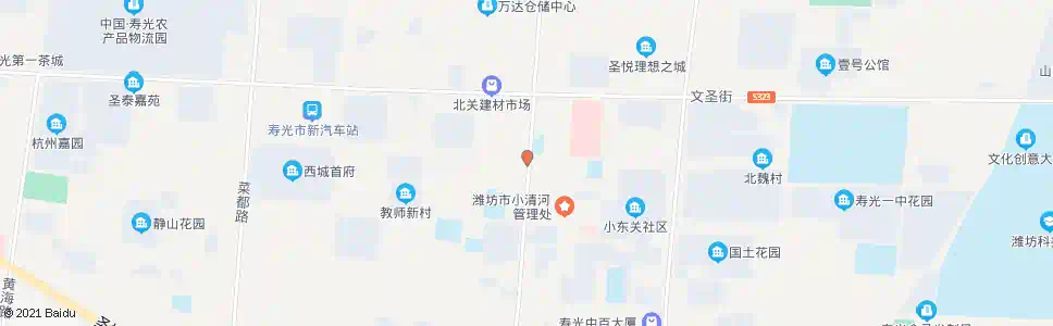 潍坊北关村_公交站地图_潍坊公交_妙搜公交查询2025