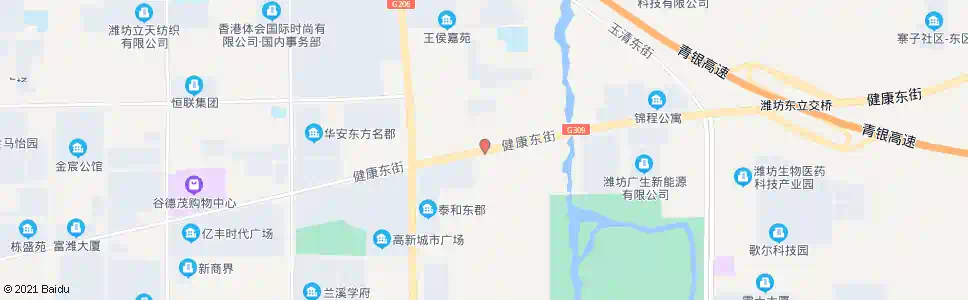 潍坊清池人民医院_公交站地图_潍坊公交_妙搜公交查询2025