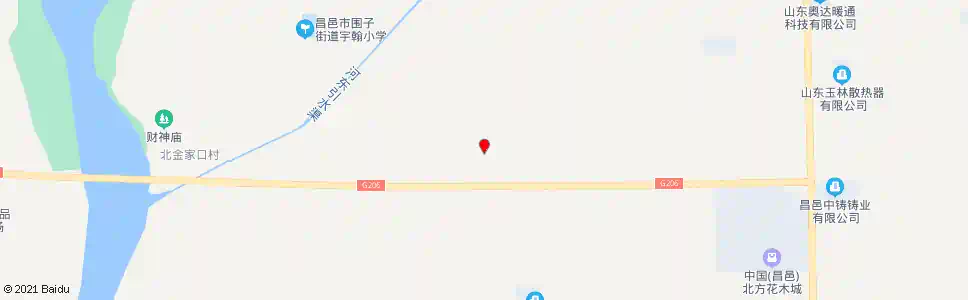 潍坊北陶村_公交站地图_潍坊公交_妙搜公交查询2025