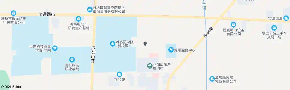 潍坊孙家村(潍蒋路)_公交站地图_潍坊公交_妙搜公交查询2025