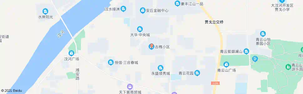 潍坊古槐小区_公交站地图_潍坊公交_妙搜公交查询2025