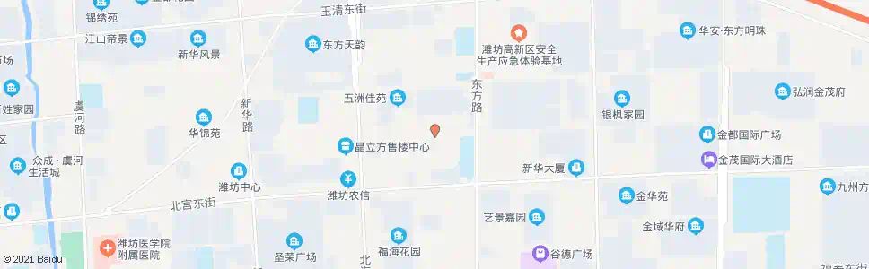 潍坊高新区工商局_公交站地图_潍坊公交_妙搜公交查询2025