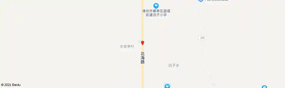 潍坊东官亭_公交站地图_潍坊公交_妙搜公交查询2025