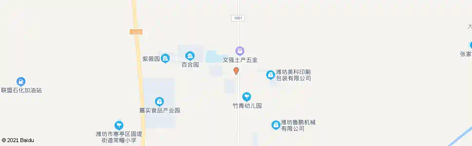 潍坊高里固堤路口_公交站地图_潍坊公交_妙搜公交查询2025
