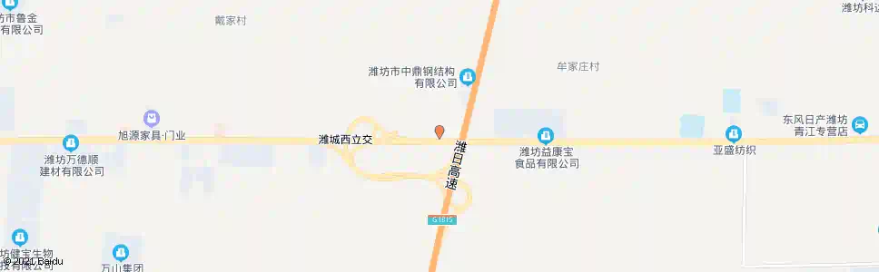 潍坊南曹_公交站地图_潍坊公交_妙搜公交查询2025