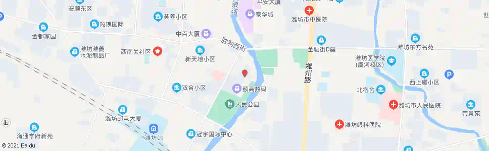 潍坊丽景苑_公交站地图_潍坊公交_妙搜公交查询2025