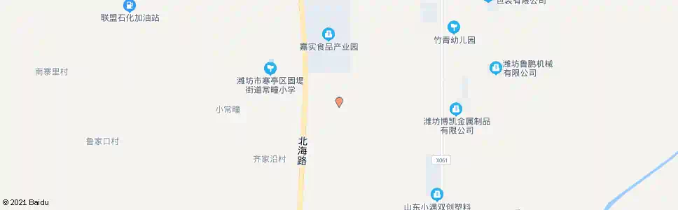 潍坊李家沿村_公交站地图_潍坊公交_妙搜公交查询2025
