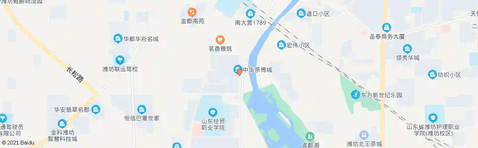 潍坊农业银行_公交站地图_潍坊公交_妙搜公交查询2025