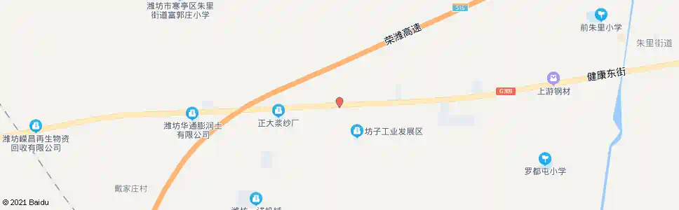 潍坊眉村西_公交站地图_潍坊公交_妙搜公交查询2025