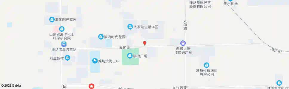 潍坊海化开发区办公楼_公交站地图_潍坊公交_妙搜公交查询2025