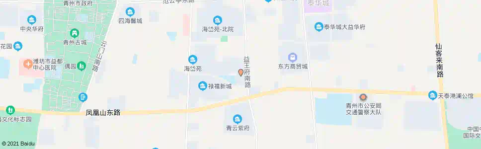 潍坊海天花园_公交站地图_潍坊公交_妙搜公交查询2025