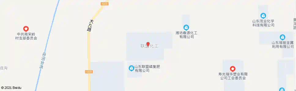 潍坊联盟化工公寓_公交站地图_潍坊公交_妙搜公交查询2025