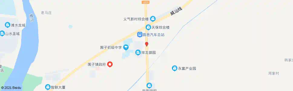 潍坊天保村_公交站地图_潍坊公交_妙搜公交查询2025