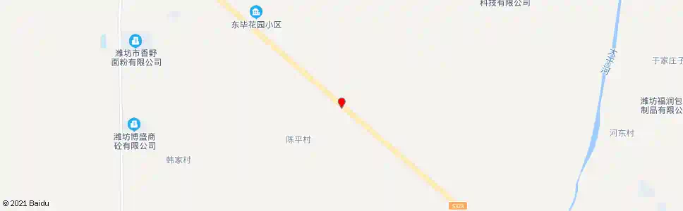 潍坊东何_公交站地图_潍坊公交_妙搜公交查询2025