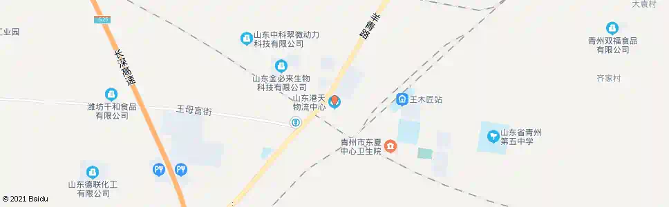 潍坊鑫源物流园_公交站地图_潍坊公交_妙搜公交查询2025