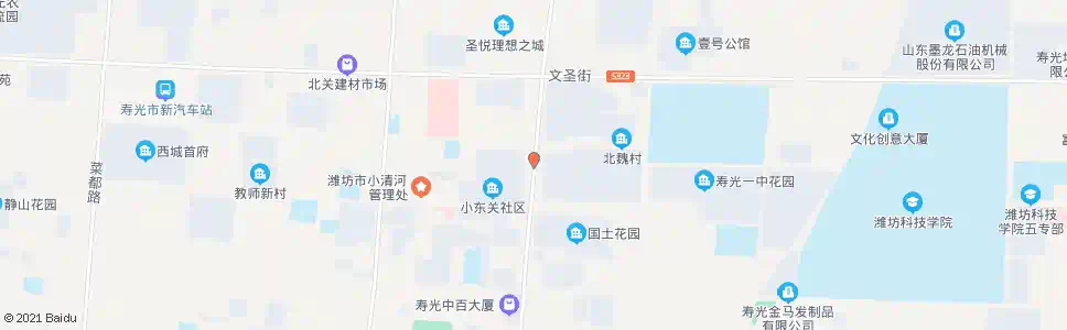 潍坊兆祥小区_公交站地图_潍坊公交_妙搜公交查询2025