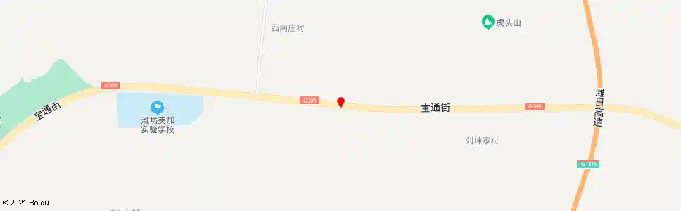 潍坊东南庄_公交站地图_潍坊公交_妙搜公交查询2025