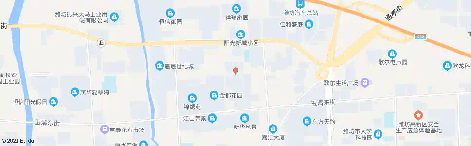 潍坊乐川街文化路口_公交站地图_潍坊公交_妙搜公交查询2025