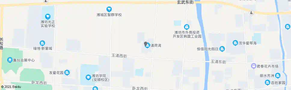 潍坊河湾(北河湾村)_公交站地图_潍坊公交_妙搜公交查询2025