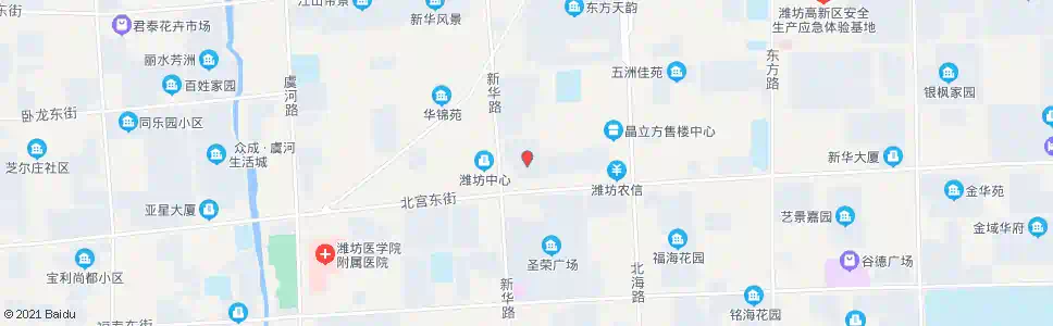 潍坊怡新苑小区_公交站地图_潍坊公交_妙搜公交查询2025