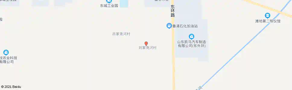 潍坊刘家尧市场_公交站地图_潍坊公交_妙搜公交查询2025