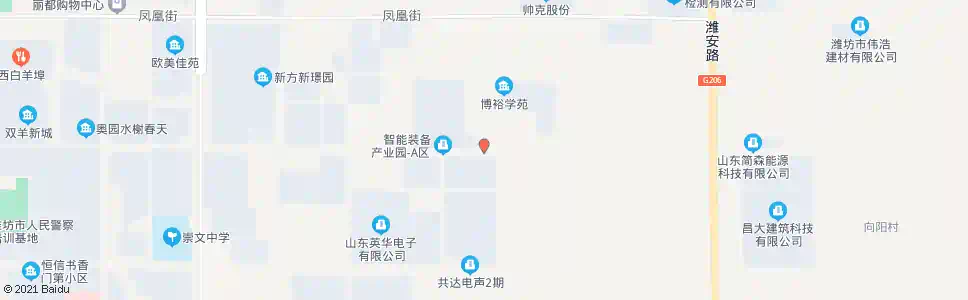 潍坊凤凰街方泰路口_公交站地图_潍坊公交_妙搜公交查询2025