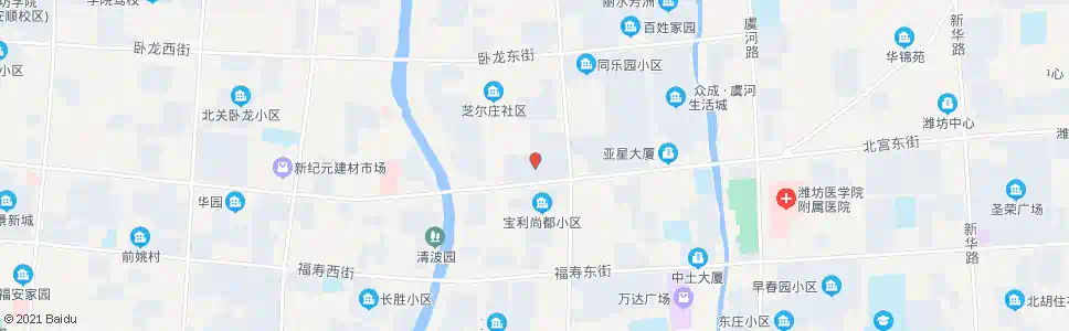 潍坊则尔庄(水映幸福城)_公交站地图_潍坊公交_妙搜公交查询2025