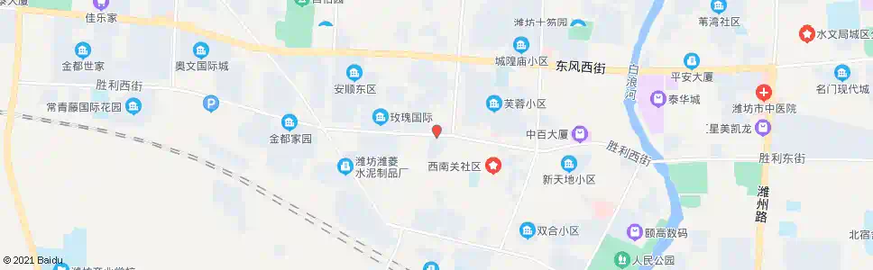潍坊胜利街月河路口_公交站地图_潍坊公交_妙搜公交查询2025