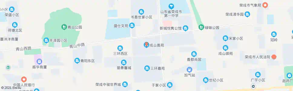 威海成山奥苑_公交站地图_威海公交_妙搜公交查询2025