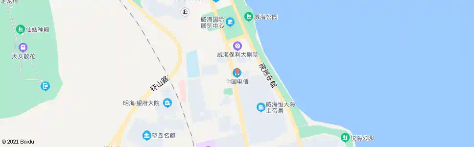 威海中国电信_公交站地图_威海公交_妙搜公交查询2025
