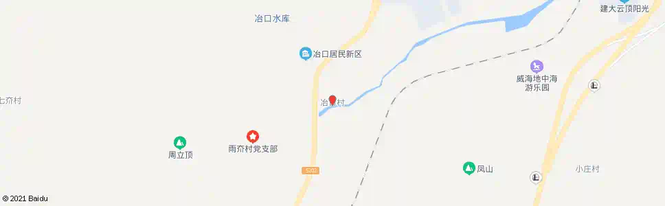 威海冶口(村碑)_公交站地图_威海公交_妙搜公交查询2025
