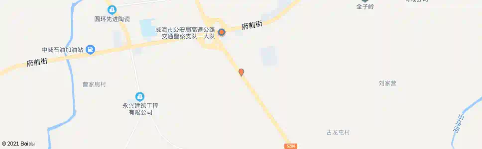 威海汪疃湿地公园(老船长大酒店)_公交站地图_威海公交_妙搜公交查询2025