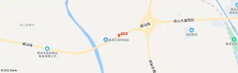 威海杨官屯_公交站地图_威海公交_妙搜公交查询2025