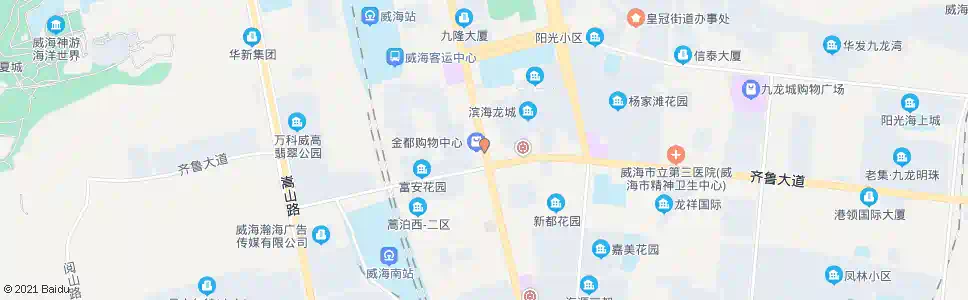 威海蒿泊_公交站地图_威海公交_妙搜公交查询2025