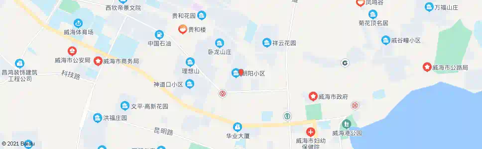 威海朝阳小区_公交站地图_威海公交_妙搜公交查询2025