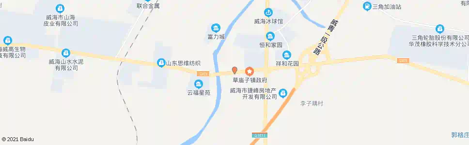 威海草庙子镇政府_公交站地图_威海公交_妙搜公交查询2025